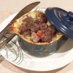 Slow-cooked beef stew with fresh herbs