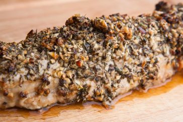 Herb-Crusted Pork Tenderloin with Veggies