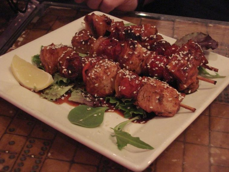 Teriyaki Chicken Skewers with Homemade Marinade