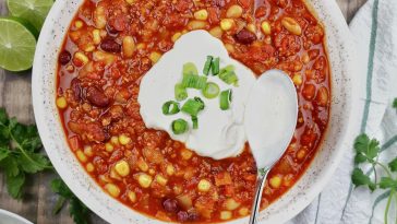 Steps to make vegetarian chili for game day
